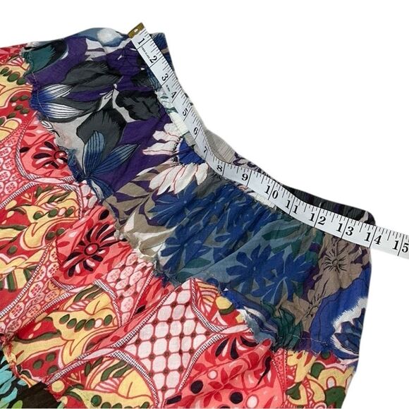 ALLISON BRITTNEY Tiered Gauze Boho Lined Mini Skirt - Picture 7 of 8